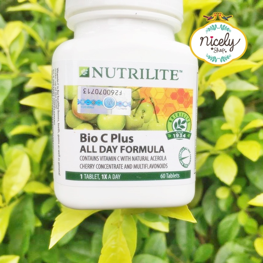 Bio C Plus All Day Formula (60 tab) รุ่นใหม่ การดูดซึมที่ดีค่อยๆปลดปล่อยวิตามินซีออกมาช้าๆและสม่ำเสมอ