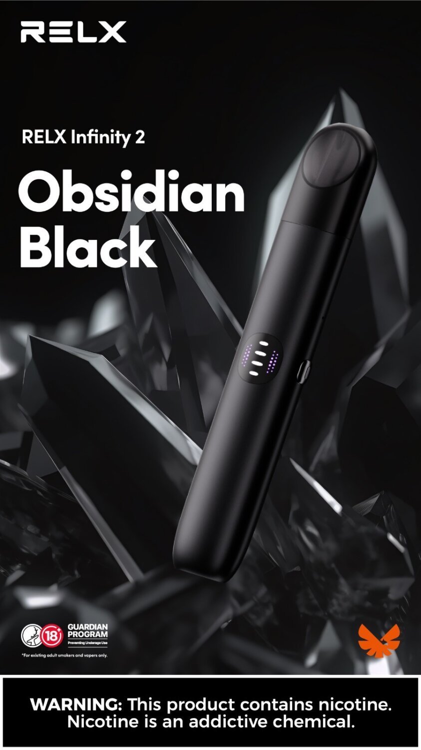 📌สุ่มแถมเคส Relx Infinity 2 Pod Device เครื่องเปล่าพร้อมสายชาร์จ 440mAh