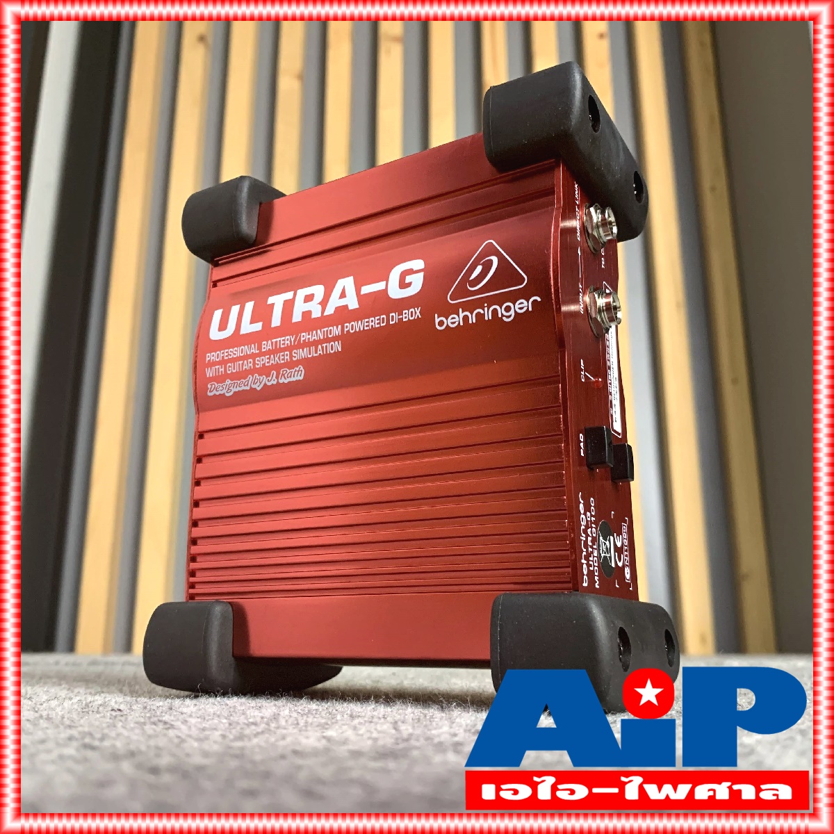 BEHRINGER GI100 ULTRA-G Direct Box กล่องกรองเสียง กล่องป้องกันเสียงรบกวน ตัวกรองเสียง กล่องDI GI 100 GI-100 ไดเร็คบ็อก +++