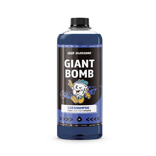 GLOSSBRO Giant Bomb, แชมพูล้างรถพรีเมี่ยม Premium detailing car shampoo 1L