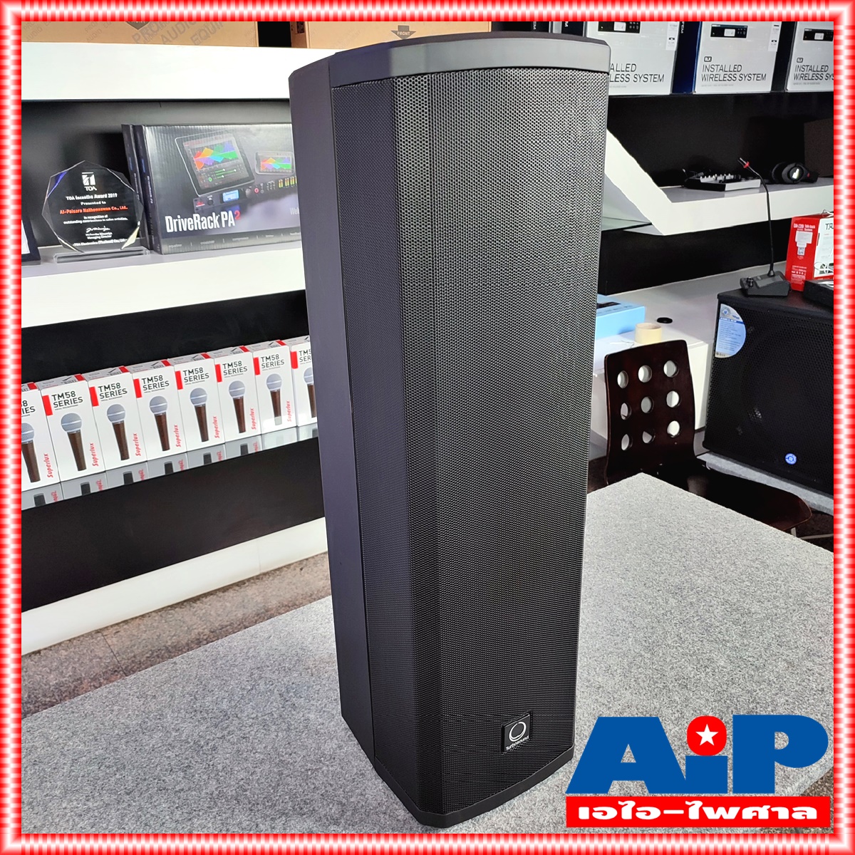 Turbosound iNSPIRE IP300 ตู้ลำโพง 600 Watt Powered Column Loudspeaker Turbo sound IP 300 IP-300 ตู้ลำโพง ACTIVE speaker +++