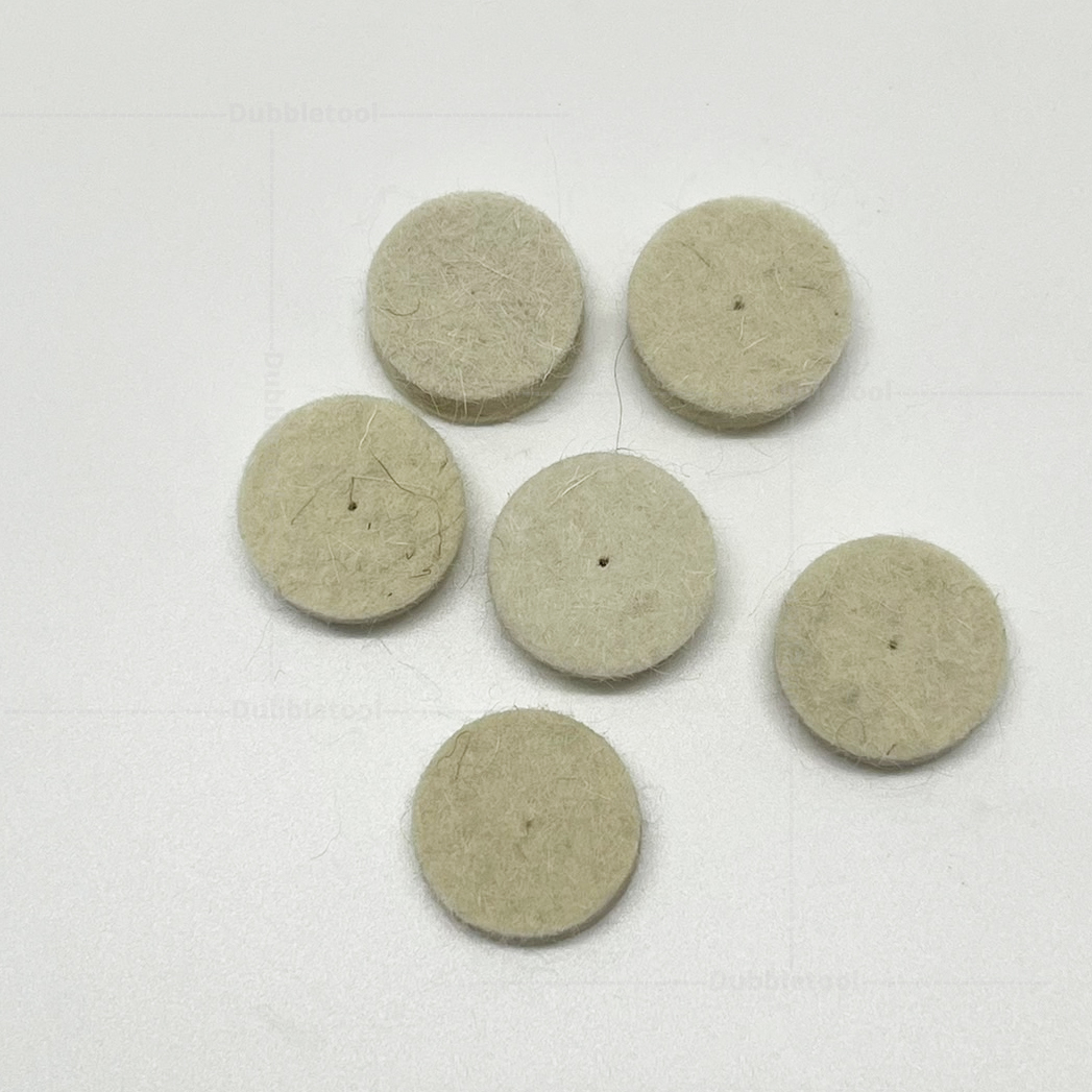 ลูกขัดสักหลาด ลูกผ้าสักหลาด ลูกขัดสักขลาด ขนาด 2.5x0.85 Cm. ไม่มีแกน ใช้ขัดเงาเครื่องประดับ