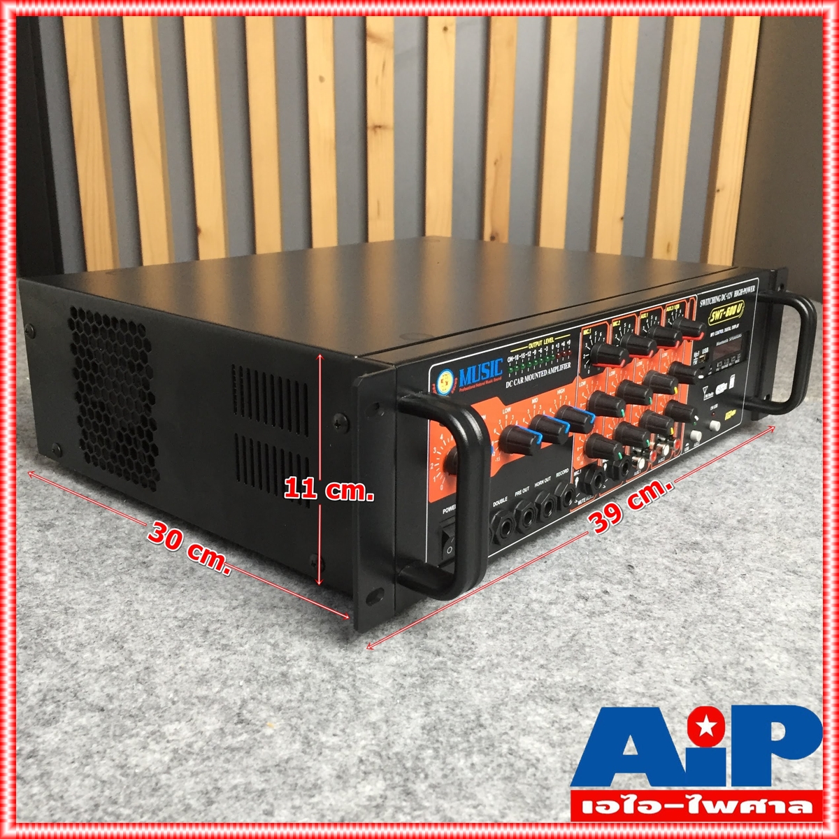 MUSIC SWT-600USB/บลูทูส แอมป์ DC12V SWT 600 SWT600 แอมป์12V เครื่องกระจายเสียงติดรถยนต์ แอมป์ติดรถยนต์ เอไอ-ไพศาล