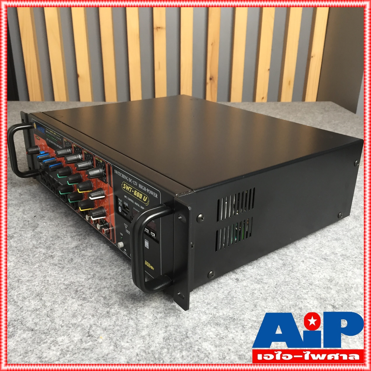 MUSIC SWT-600USB/บลูทูส แอมป์ DC12V SWT 600 SWT600 แอมป์12V เครื่องกระจายเสียงติดรถยนต์ แอมป์ติดรถยนต์ เอไอ-ไพศาล