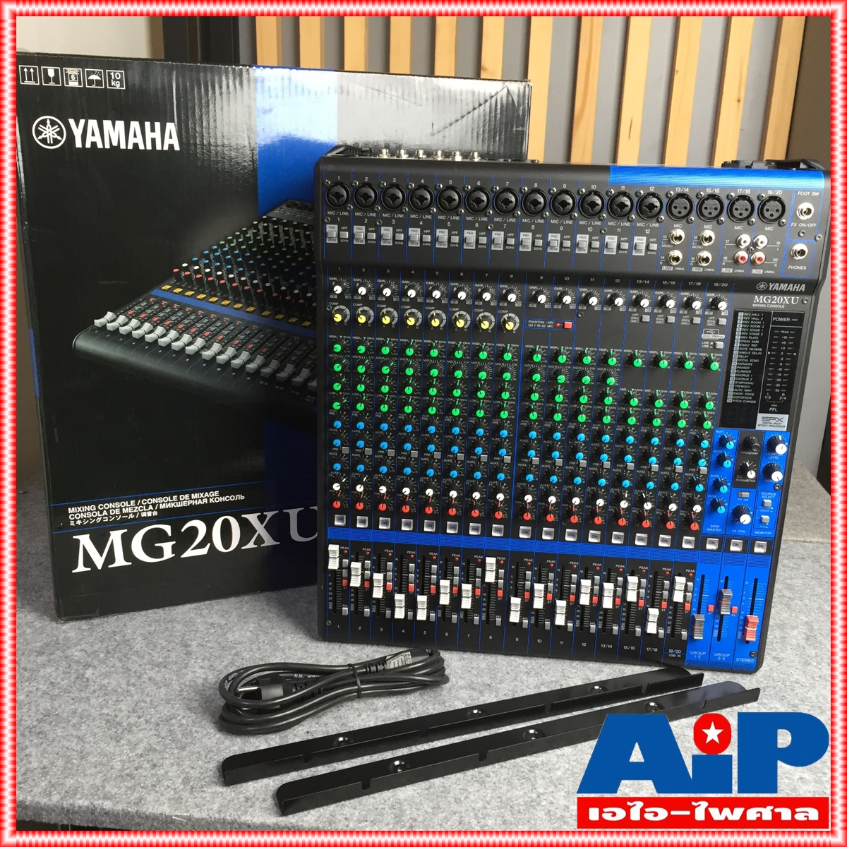 YAMAHA MG20XU MIXING CONSOLE สำหรับงาน กลางแจ้ง แสดงสด สตูดิโอ ติดตั้ง บันทึกเสียง ของแท้ 100% ประกัน สยามยามาฮ่า เอไอ-ไพศาล +++