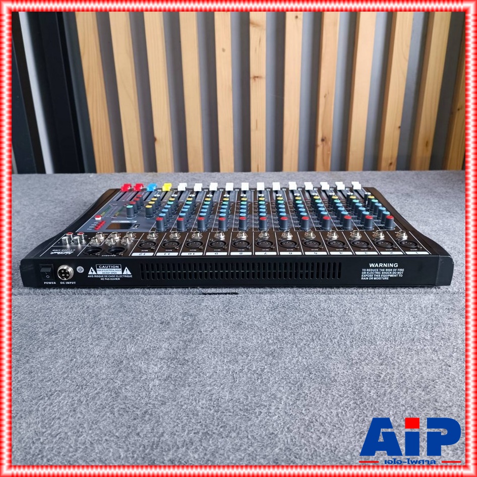 HOTROCK CT-120S MIXER เครื่องปรับแต่งเสียง สเตอริโอ มิกเซอร์ 12 ช่อง BLUETOOTH USB MP3 เอ็ฟเฟ็คแท้ ฮอทร็อค CT 120S CT120S เอไอ-ไพศาล