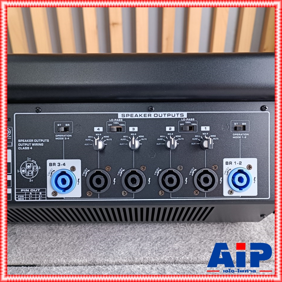 PROEUROTECH PMX-P8650 X4 POWERMIXER+บูลทูส เพาเวอร์มิกเซอร์ รุ่นใหม่ โปรยูโรเทค 8 ช่องไมค์ 4 ช่องขับลำโพง 650 วัตต์ ตัดความถี่ซับได้ PMXP8650X4 เอไอ-ไพศาล