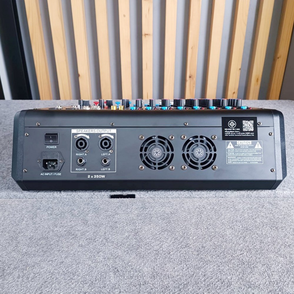 TADA AM-Q8P powermixer 350 watt EFX USB บลูทูส TA DA มิกเซอร์อนาล็อก AM Q8P ธาดา AMQ8P เอไอ-ไพศาล