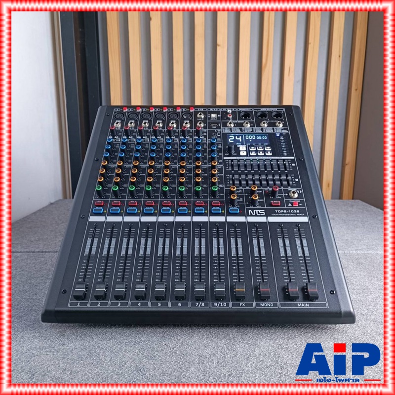 NTS TOP2-1035 POWERMIXER เอฟเฟคแท้ เพาเวอร์มิกเซอร์ มิกซ์NTS เครื่องเสียง เครื่องผสมสัญญาณเสียง เครื่องปรับแต่งเสียง MIX TOP2 1035 TOP21035 เอไอ-ไพศาล