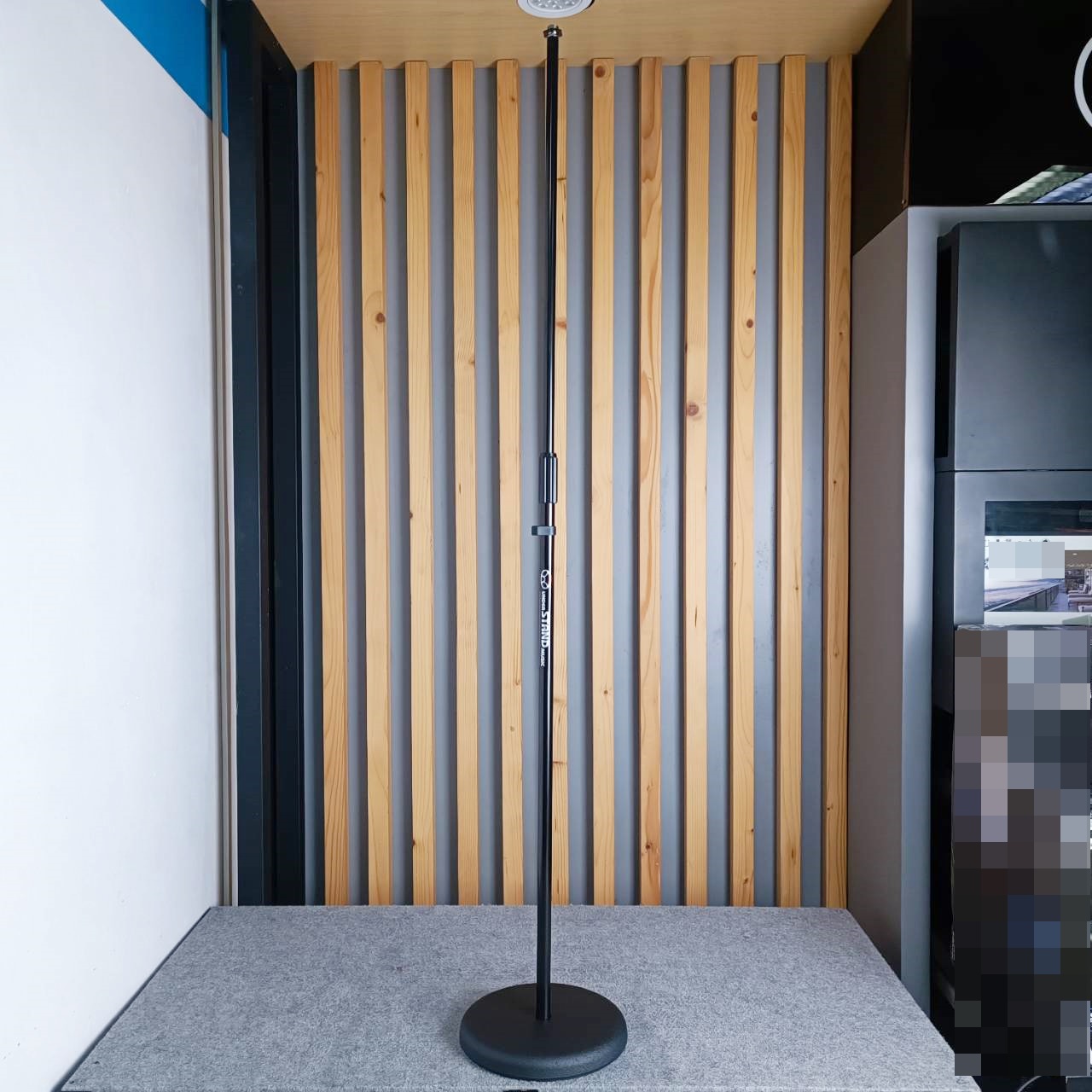 SUPERLUX (W&H) MS-100 ขาตั้งไมค์ตั้งพื้นตรงฐานกลม ขาไมค์ MS100 ขาไมค์แบบตรง ขาไมค์ตั้งพื้น ขาตั้งไมค์ฐานกลม MS 100