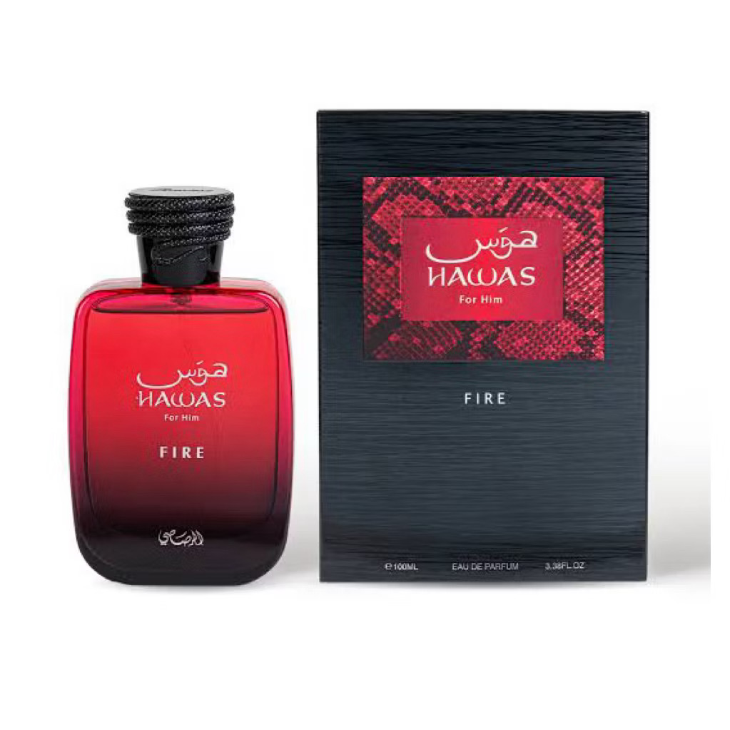 ￼น้ำหอม Hawas Fire Rasasi for him edp 100ml