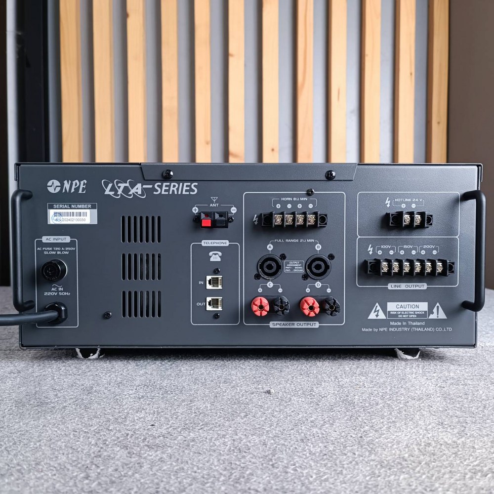 NPE LTA-1000MP3 powermixer พาวเวอร์มิกเซอร์เครื่องขยายเสียงตามสาย 1000 วัตต์ MP3 USB LTA1000MP3 LTA 1000MP3 เอไอ-ไพศาล