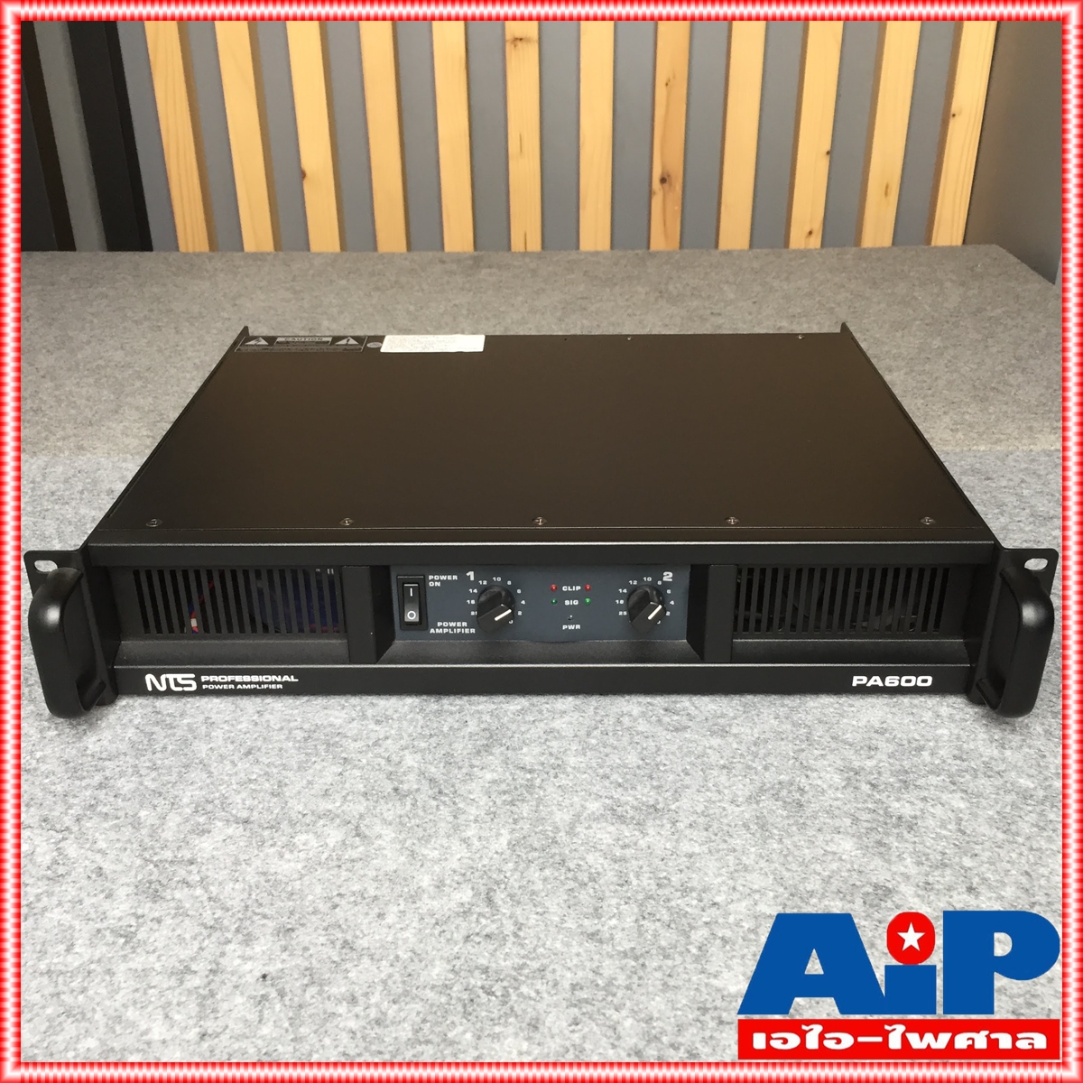 NTS PA600 poweramp เอ็นที่เอส PA 600 power amp PA-600 เพาเวอร์แอมป์ แอมป์ขยาย เครื่องเสียง แอมป์ เพาเวอร์ เอไอ-ไพศาล