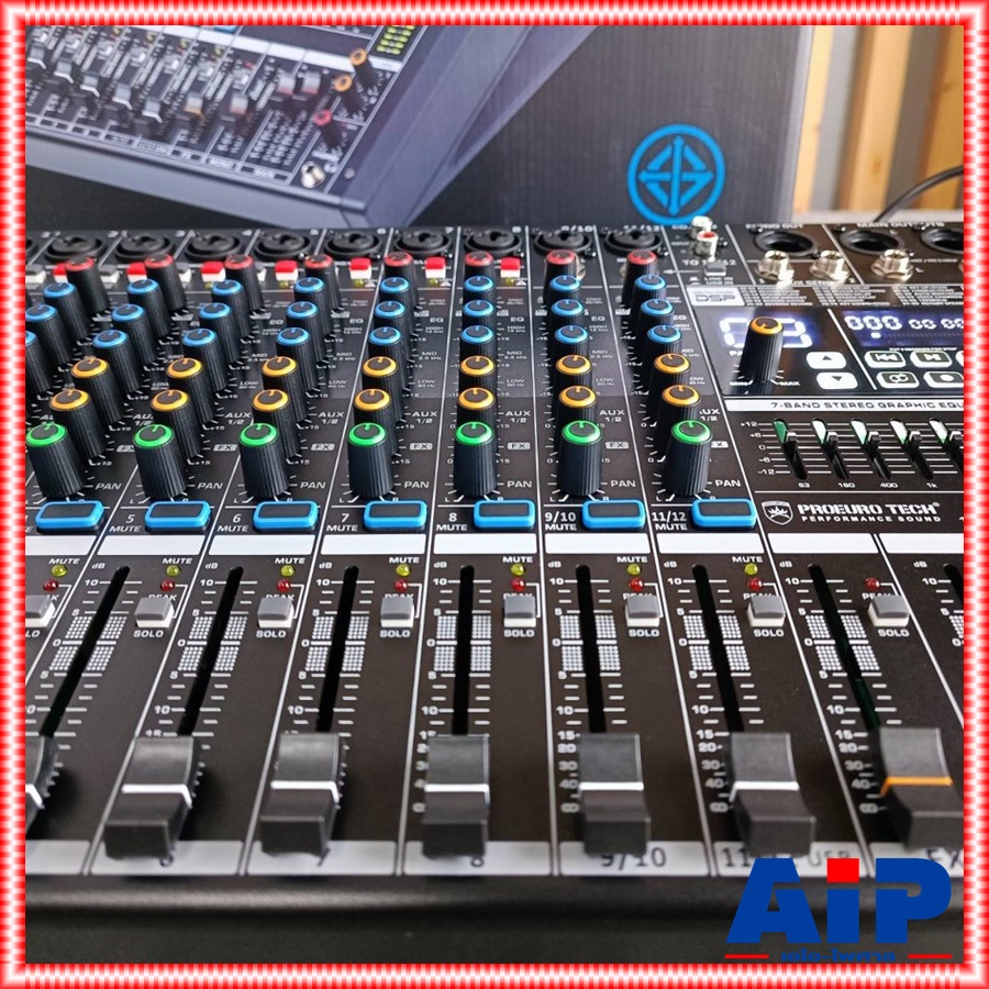 PROEUROTECH AG-1200FX MIXER มิกซ์ มิกเซอร์ เครื่องเสียง เครื่องปรับแต่งเสียง โปรยูโร่เทค รุ่น AG 1200FX AG1200FX PRO EUROTECH เอไอ-ไพศาล