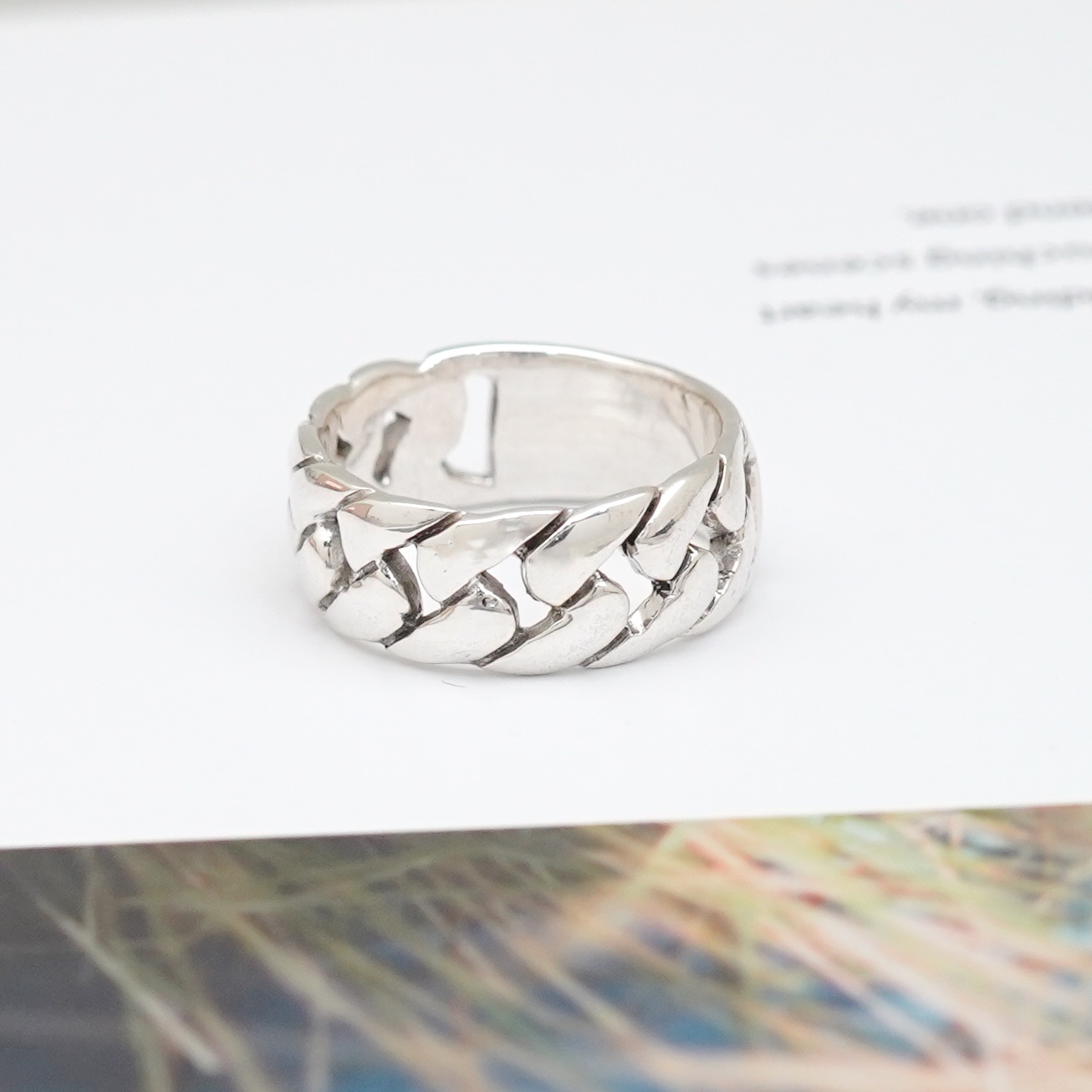 แหวนเงินแท้: แหวนผู้ชาย ลายฟิกาโล่ใส่ติดนิ้วเท่ห์ๆ มีไซส์ สำหรับผู้ชายนิ้วใหญ่