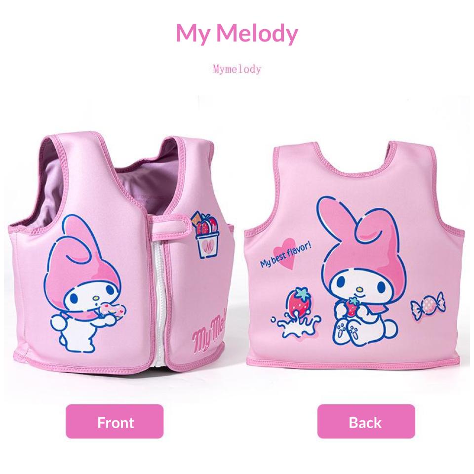 เสื้อชูชีพ เสื้อชูชีพสำหรับเด็กผู้ชายและผู้หญิง ลาย Sanrio ลิขสิทธิ์แท้ - Sanrio Life Jacket