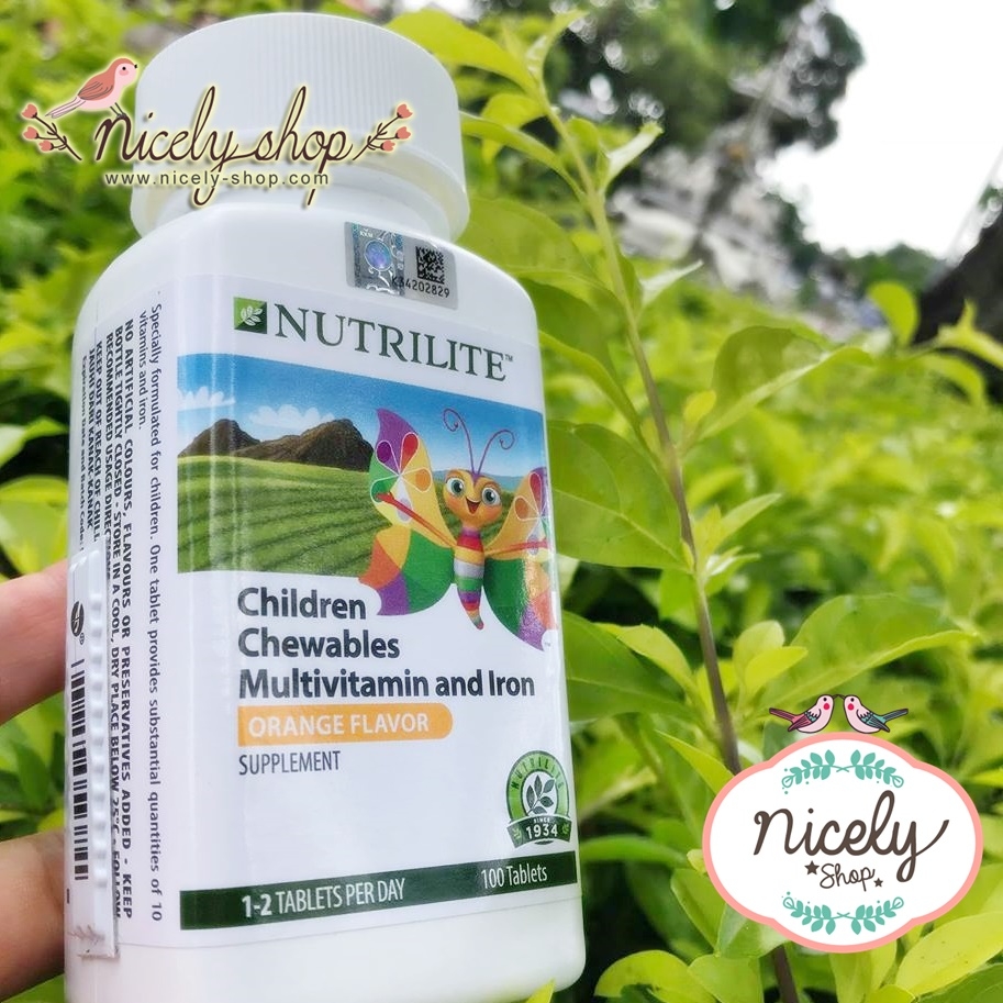 ( Childrens Health) Chewables Multivitamin and Iron Supplementชูเอเบิ้ล มัลติ วิตามินและเกลือแร่รวม