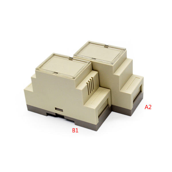 ABS Material Plastic Din Rail PLC Enclosure For Electronics Project Box