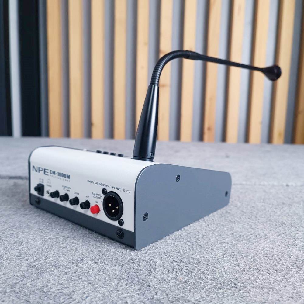NPE CM-1000M CHIME MIC ไมค์ตั้งโต๊ะ ประชาสัมพันธ์ เอ็นพีอี ไมค์ประกาศ มีปุ่มเสียงพูด/ระฆัง CM 1000M CM1000M เอไอ-ไพศาล