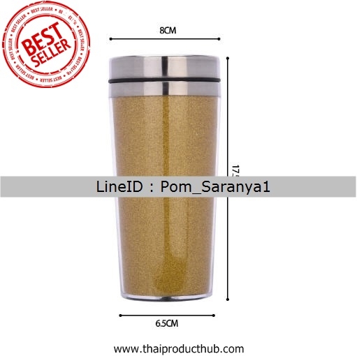 T91-042-CP-042_กระบอกน้ำสแตนเลส,แก้วน้ำสแตนเลส,ของพรีเมี่ยม,ของที่ระลึก