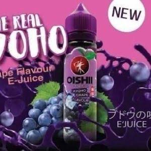 น้ำยาบุหรี่ไฟฟ้า Oishi Kyoho Grape 60ml 3mg องุ่นโออิชิ เย็นกลาง ขายดี