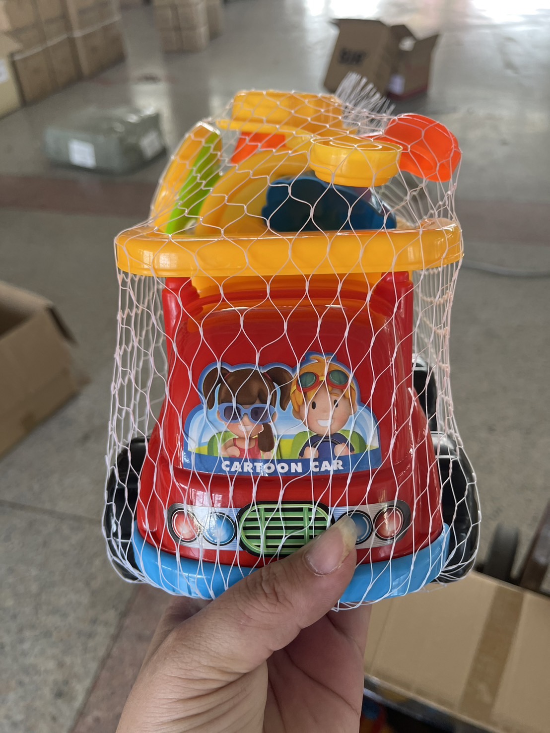 103-4 ของเล่นทรายรถดั๊มฝักบัว รถเล่นทราย ปลีกคันละ