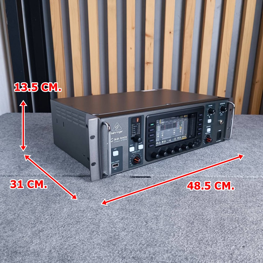 BEHRINGER X32RACK MIXER DIGITAL มิกซ์ดิจิตอล x-32reck 32rack มิกเซอร์ เพาเวอร์มิกซ์ เครื่องเสียง ตัวปรับแต่งเสียง เอไอ-ไพศาล +++