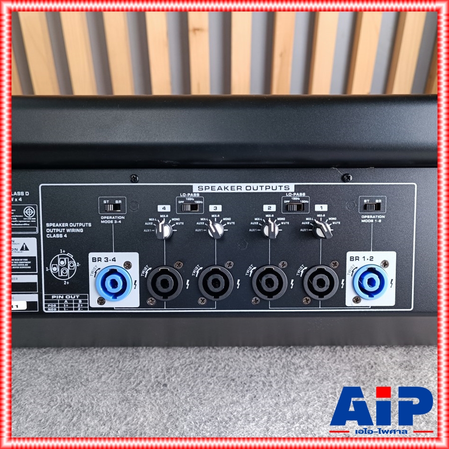 PROEUROTECH PMX-P12950 X4 POWERMIXER+บูลทูส เพาเวอร์มิกเซอร์ รุ่นใหม่ โปรยูโรเทค 12 ช่องไมค์ 4 ช่องขับลำโพง 950 วัตต์ ตัดความถี่ซับได้ PMXP12950X4 เอไอ-ไพศาล