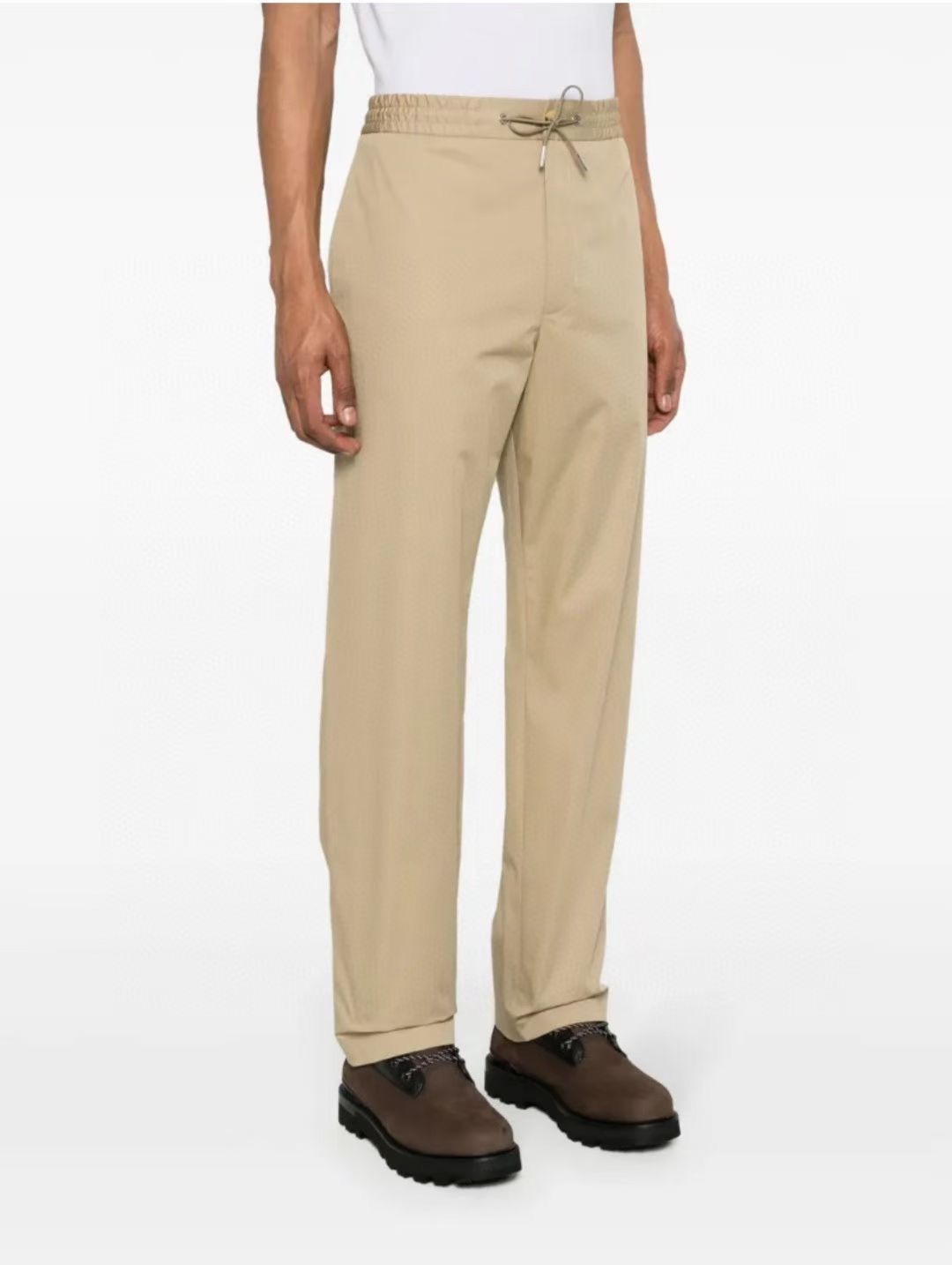 **do** กางเกงเอวยางยืด MONCLER COTTON TROUSERS ผ้าใส่สบายๆ สินค้าใหม่ ของแท้