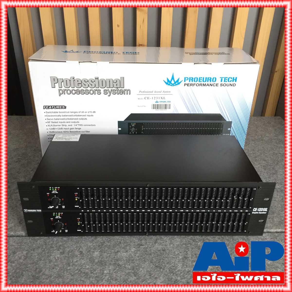 PROEUROTECH CE1231XL EQ PRO EUROTECH เครื่องปรับแต่งสภาพเสียง EQUALIZER CE 1231 XL เอไอ-ไพศาล