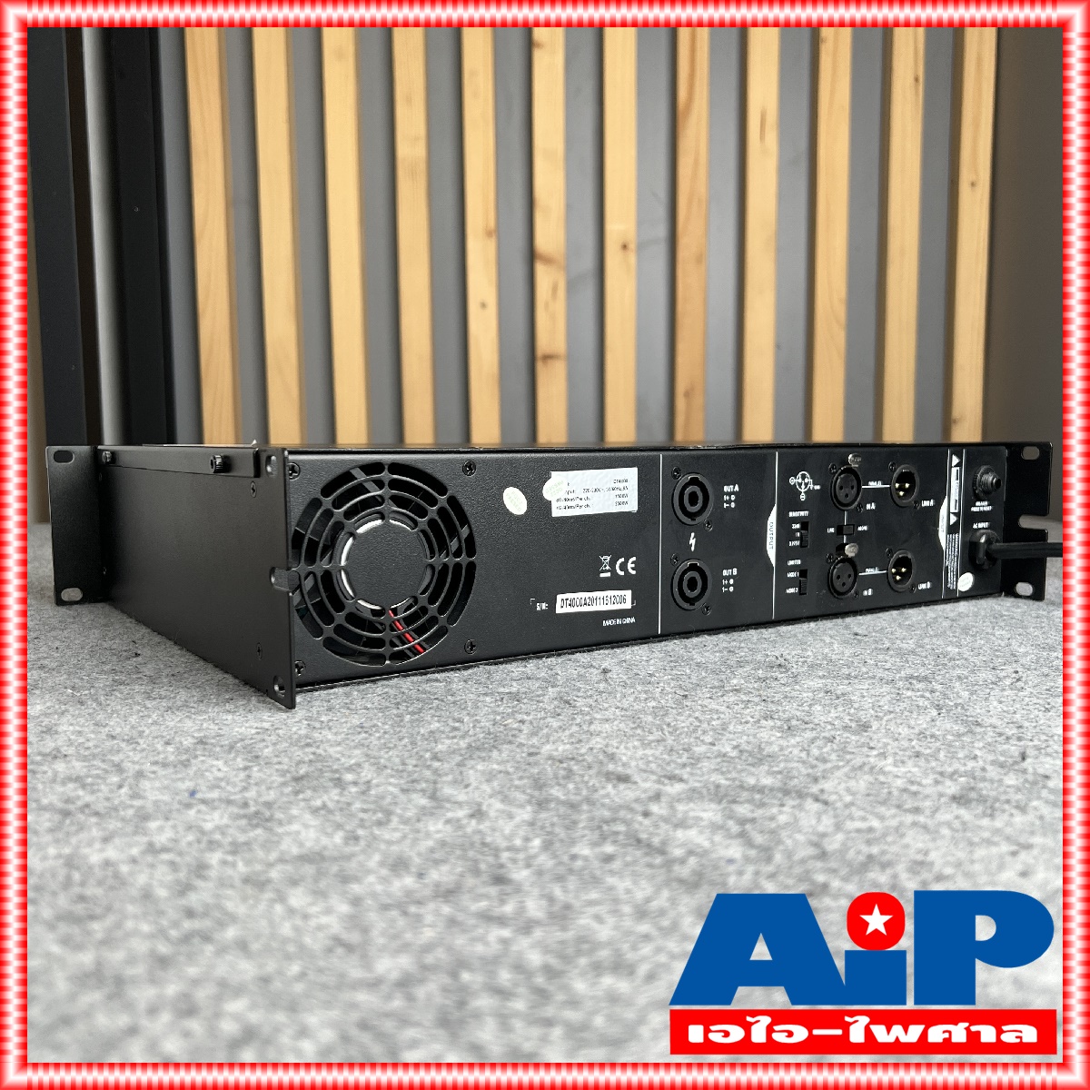 BETA THREE DT-4000 POWERAMP 2CH 1500W เพาเวอร์แอมป์ POW เครื่องขยายเสียงลำโพง เครื่องขยาย DT 4000 เพาเวอร์แอมป์DT-4000