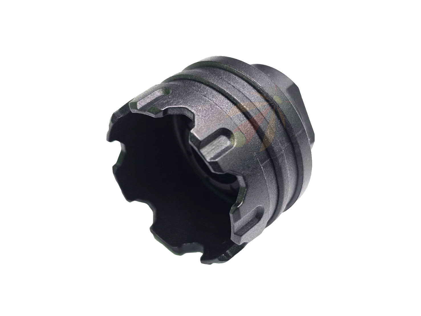 G&P Battle Wheel Pastic Amplifier 14mm CCW Flash Hider (Black)