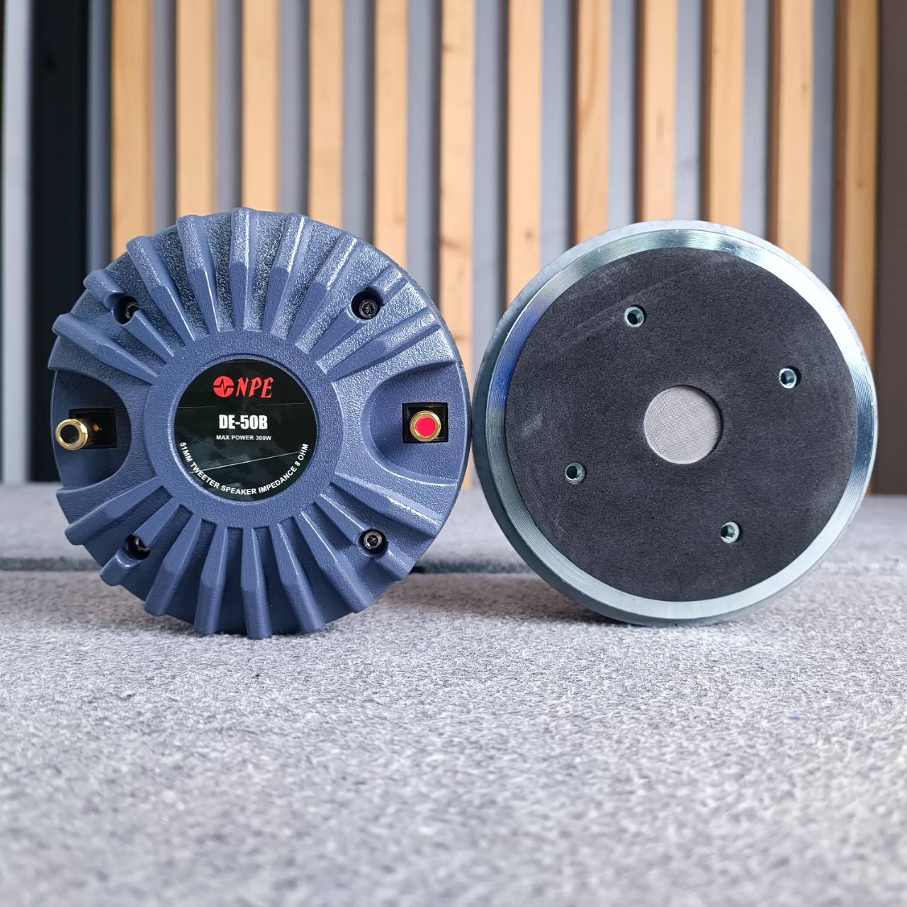NPE DE-50B DRIVER แป้น ลำโพงเสียงแหลม แบบแป้น Tweeter แบบเแป้นยึดน๊อต ยูนิตเสียงแหลม DE 50B DE50B เอไอ-ไพศาล