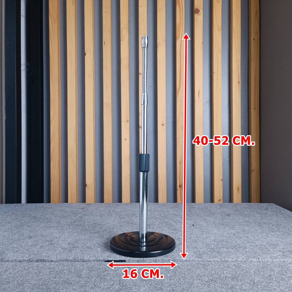 deccon ccon ขาไมค์ตั้งโต๊ะ ก้านแข็งปลายคออ่อน MS004 ไม่รวมคอสวมไมค์ ขาตั้งไมค์ตั้งโต๊ะ ขาไมค์ฐานกลม ขาตั้งไมค์ ขาไมค์ คออ่อน MS-004 MS 004 เอไอ-ไพศาล