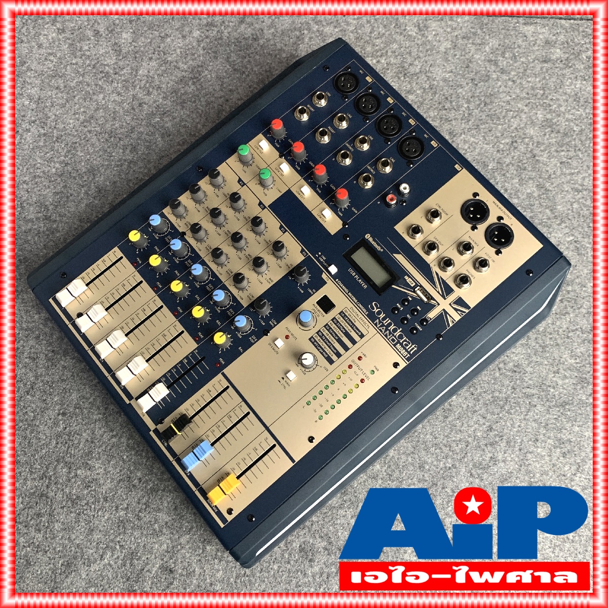 SOUNDCRAFT NANO M08BT MIXER มิกเซอร์อนาล็อก รองรับบลูทูธ และ USB นาโน M-08BT M 08BT เอไอไพศาล +++
