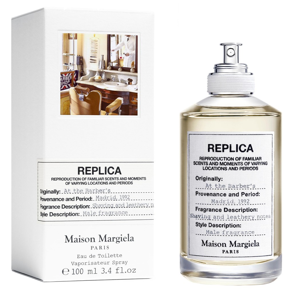 น้ำหอม แท้100% REPLICA by Maison Margiela Paris At the Barber's 100ml tester