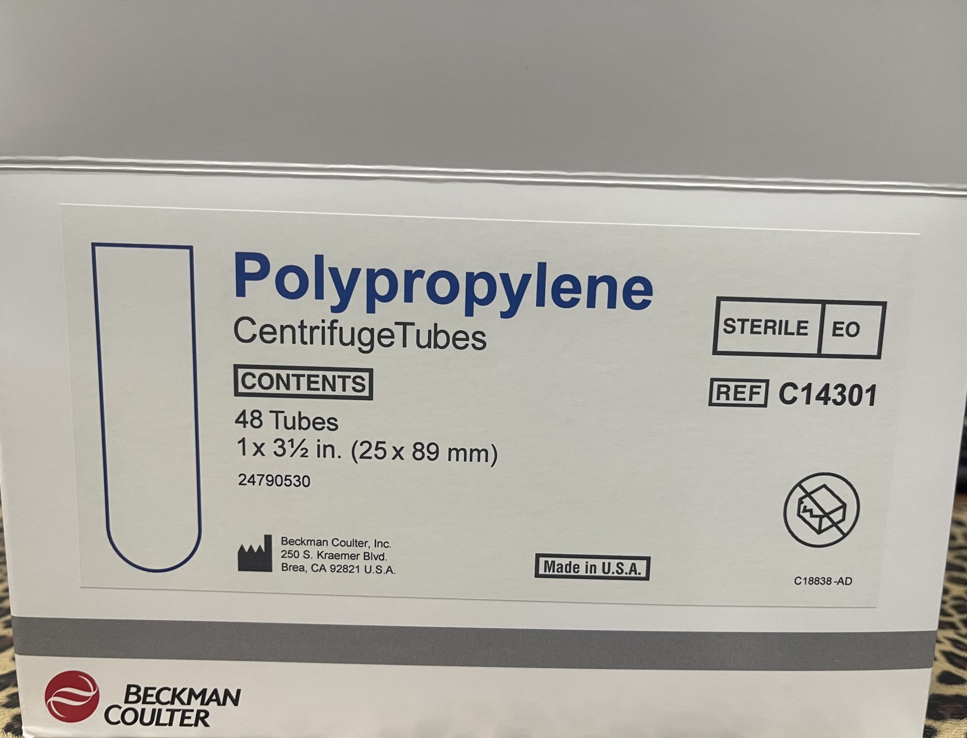 Tube Culture Beckman Coulter