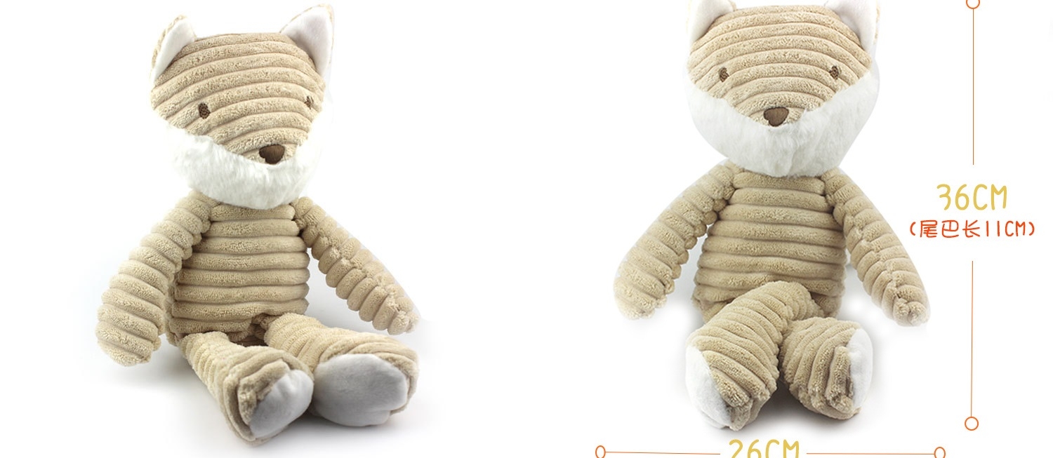 DCH58 ของเล่นเด็กตุ๊กตาจิ้งจอกขนนุ่ม mami&beby ตัวละ