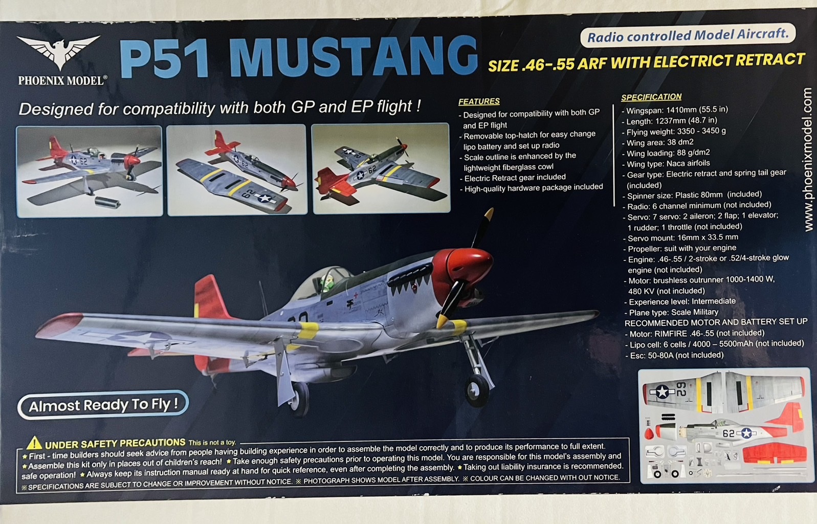 ตัวลำเครื่องบินน้ำมัน เฉพาะตัวลำไม้ (มีหลายรุ่น)(ไม่รวมชุดไฟ ไม่รวมเครื่องยนต์)