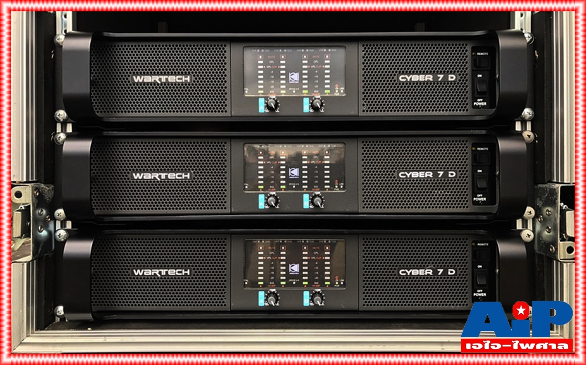 WARTECH CYBER-7D POWER เพาเวอร์แอมป์ WARTECH CYBER 7D POWER AMP CYBER-7D CYBER7D CYBER 7D เอไอ-ไพศาล