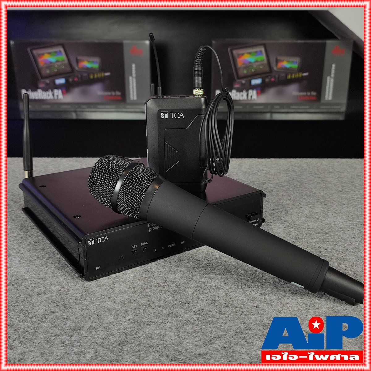 ความถี่ใหม่ กสทช TOA WS-402 AS ไมค์ลอย ถือ+หนีบ ไมค์ ไมโครโฟน WS 402AS WS402AS ไมค์ลอยแบบถือ+หนีบ ไมค์ลอยTOA เอไอ-ไพศาล