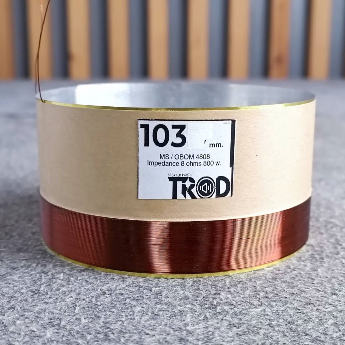 วอยซ์เบอร์ 103 ลวด2ชั้น อลูมิเนียม วอยซ์ วอยซ์ทั่วไปเบอร์103 2ชั้น วอยซ์เทียบเบอร์103 VOICE วอยซ์ลำโพง วอยซ์ ลำโพง ดอกลำโพง อะไหล่ลำโพง วอยซ์คอยล์ เบอร์103 เอไอ-ไพศาล