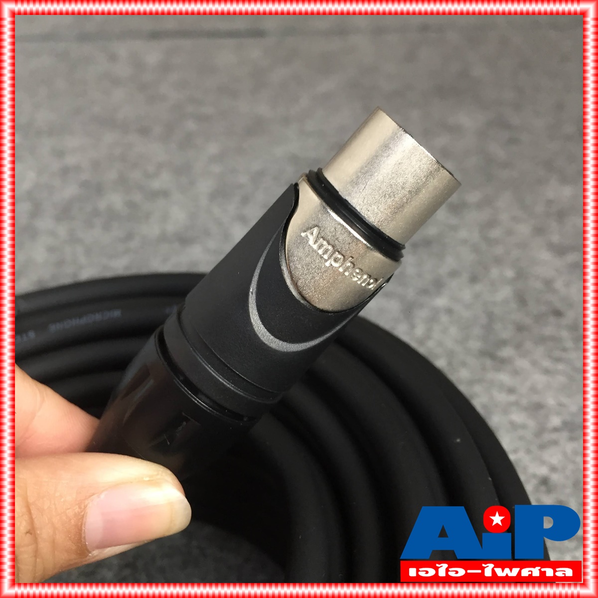 15เมตร AMPHENOL สาย XLRผู้-เมีย 15M CA03-04-C-015 สาย cannon ผู้ ออก cannon เมีย ความยาว 15เมตร สายสัญญาณ XLR ผู้ - XLR เมีย