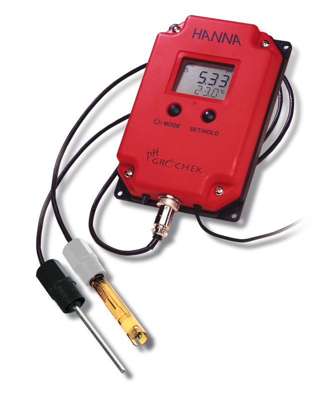 HI991401 pH/°C-Monitor with Electrode, ATC – GRO’CHEK