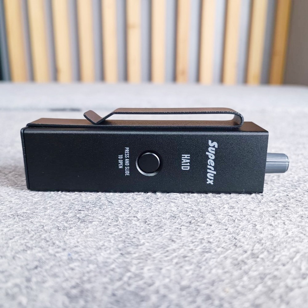 SUPERLUX HA-1D in-ear monitor amplifier เครื่องขยายเสียงสำหรับหูฟังมอนิเตอร์ เครื่องช่วยฟัง หูฟังMonitor เครื่องเสียบหูฟัง HA 1D ซุปเปอร์ลักซ์ HA1D เอไอ-ไพศาล