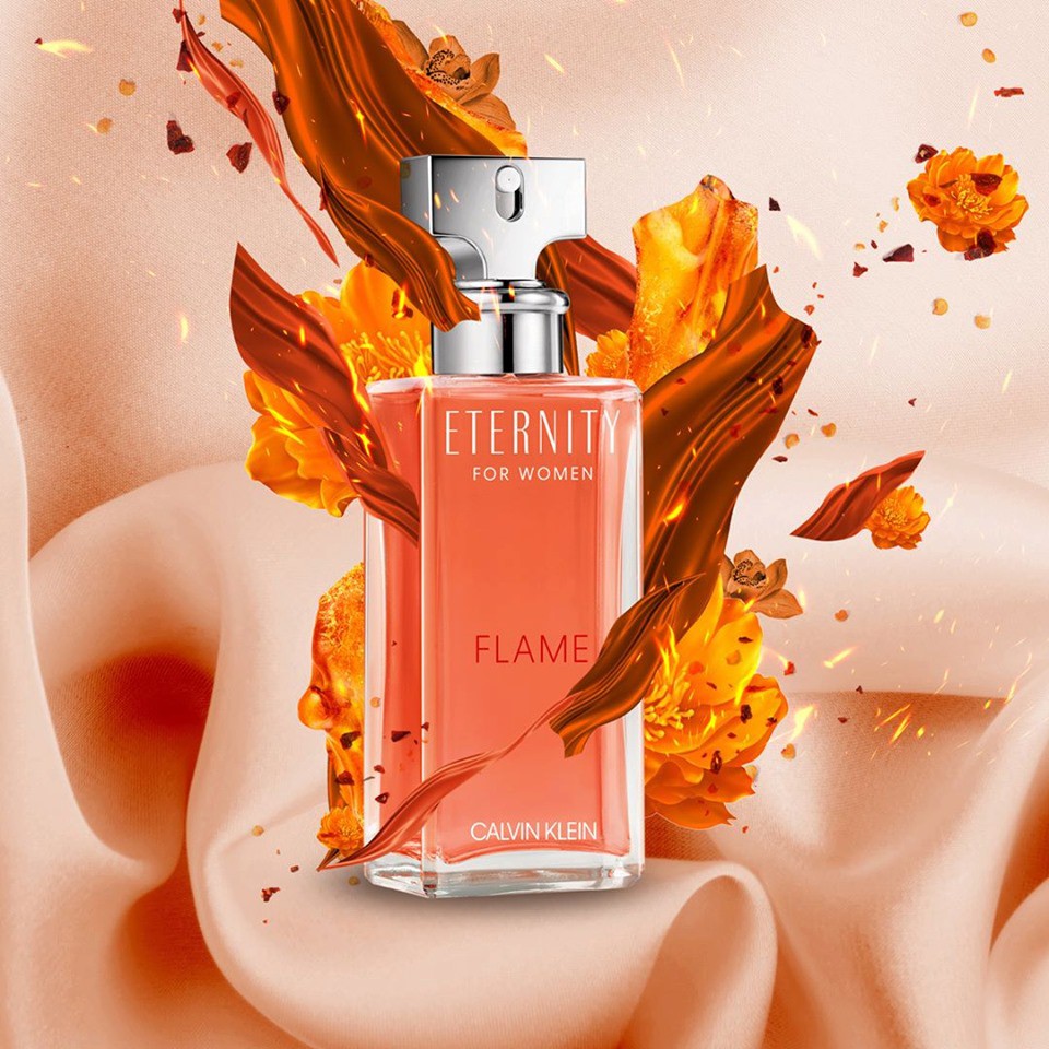 น้ำหอมแท้100% CK Eternity Flame For Women Eau De Parfum ขนาด 100 มล.