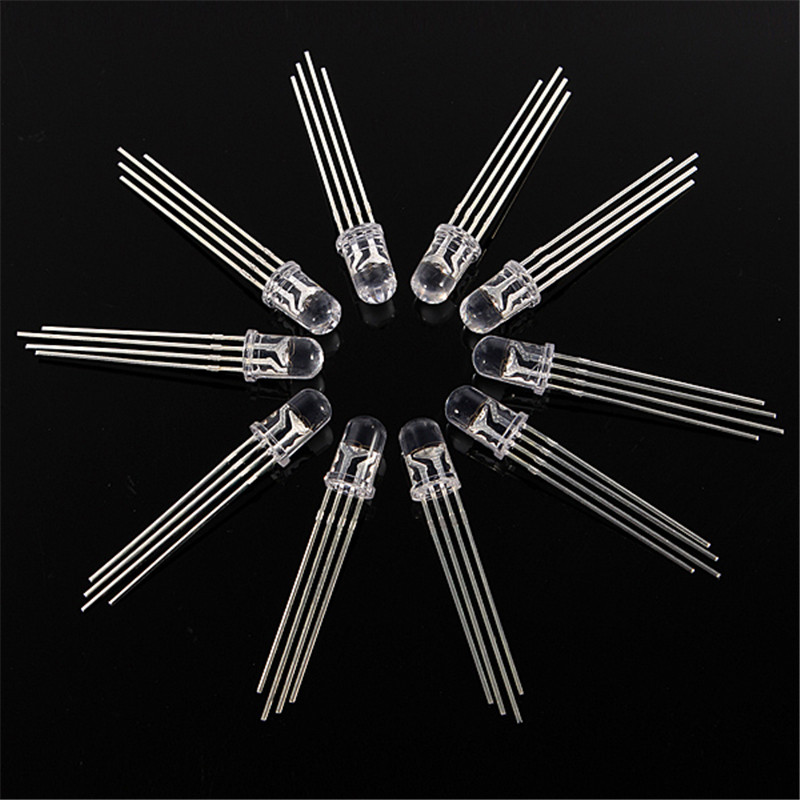 5MM full-color LED common cathode RGB , Red Green and Blue