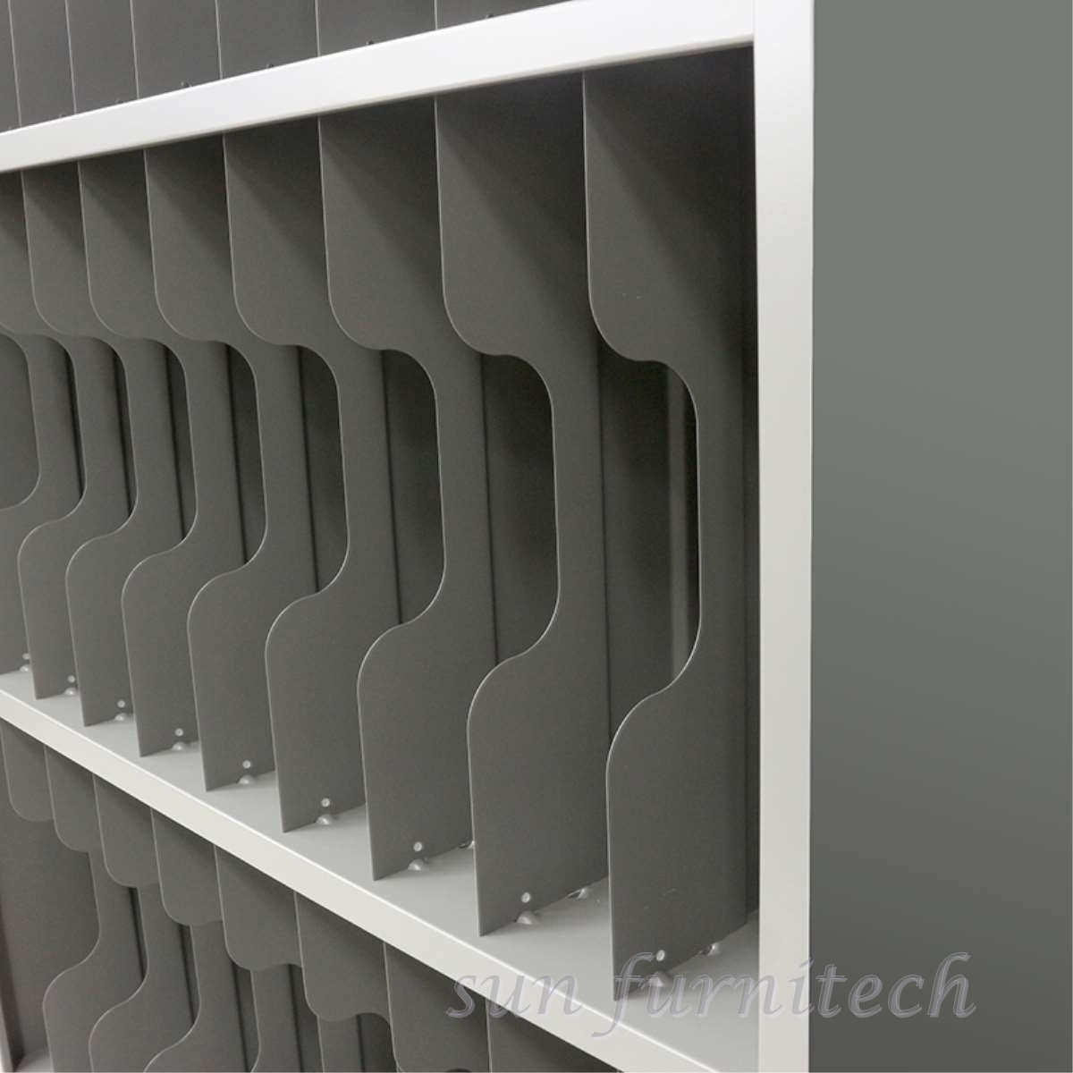 ชั้นเหล็กวางแฟ้มตั้ง 40 ช่องมีล้อเลื่อน, ชั้นวางแฟ้มตั้ง smart form รุ่น SS-37