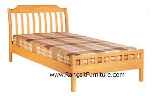เตียงไม้ยางพารา 3.5 ฟุต ฮาร์โมนี่
