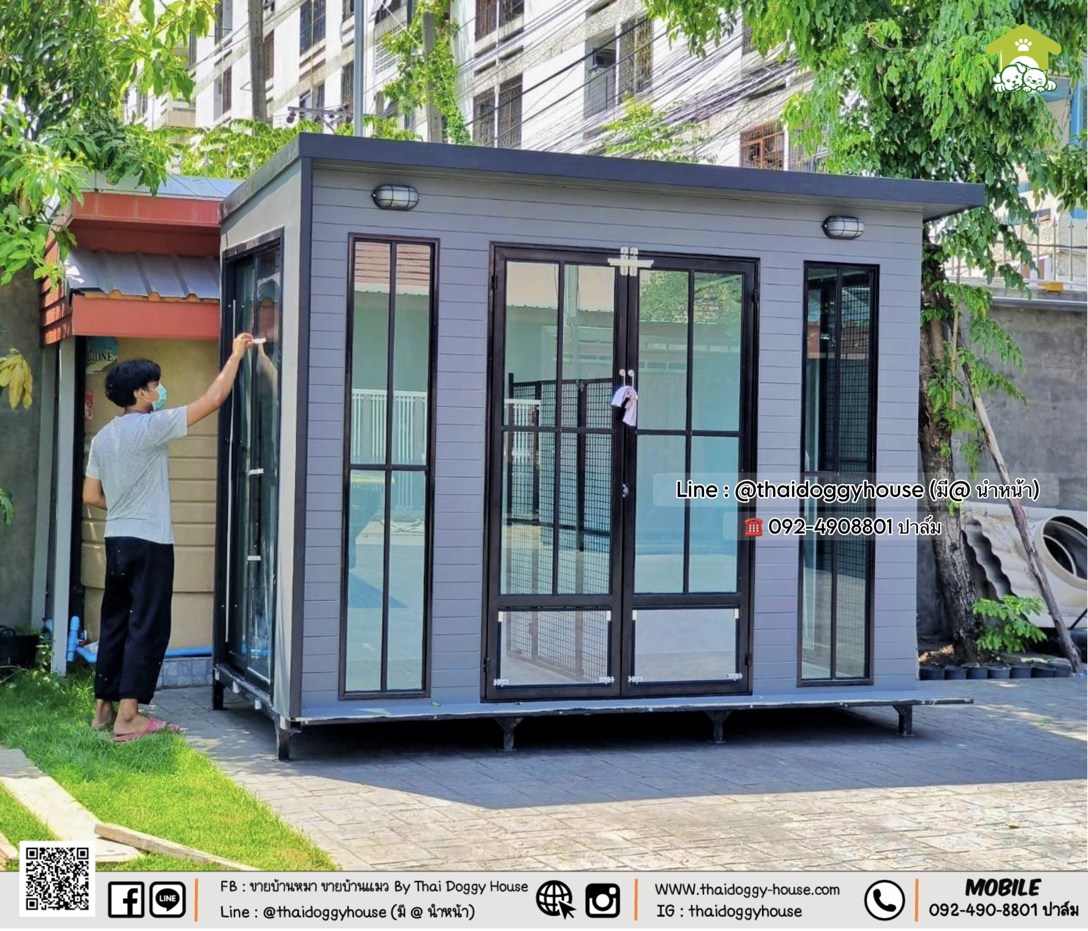 🏡⛅️ บ้านหมา บ้านแมว 𝐓𝐡𝐚𝐢 𝐝𝐨𝐠𝐠𝐲 𝐡𝐨𝐮𝐬𝗲 𝐁𝐎𝐗 𝐒𝐓𝐘𝐋𝐄 "